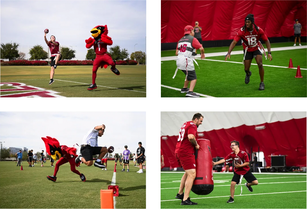 Arizona Cardinals quad photo panel