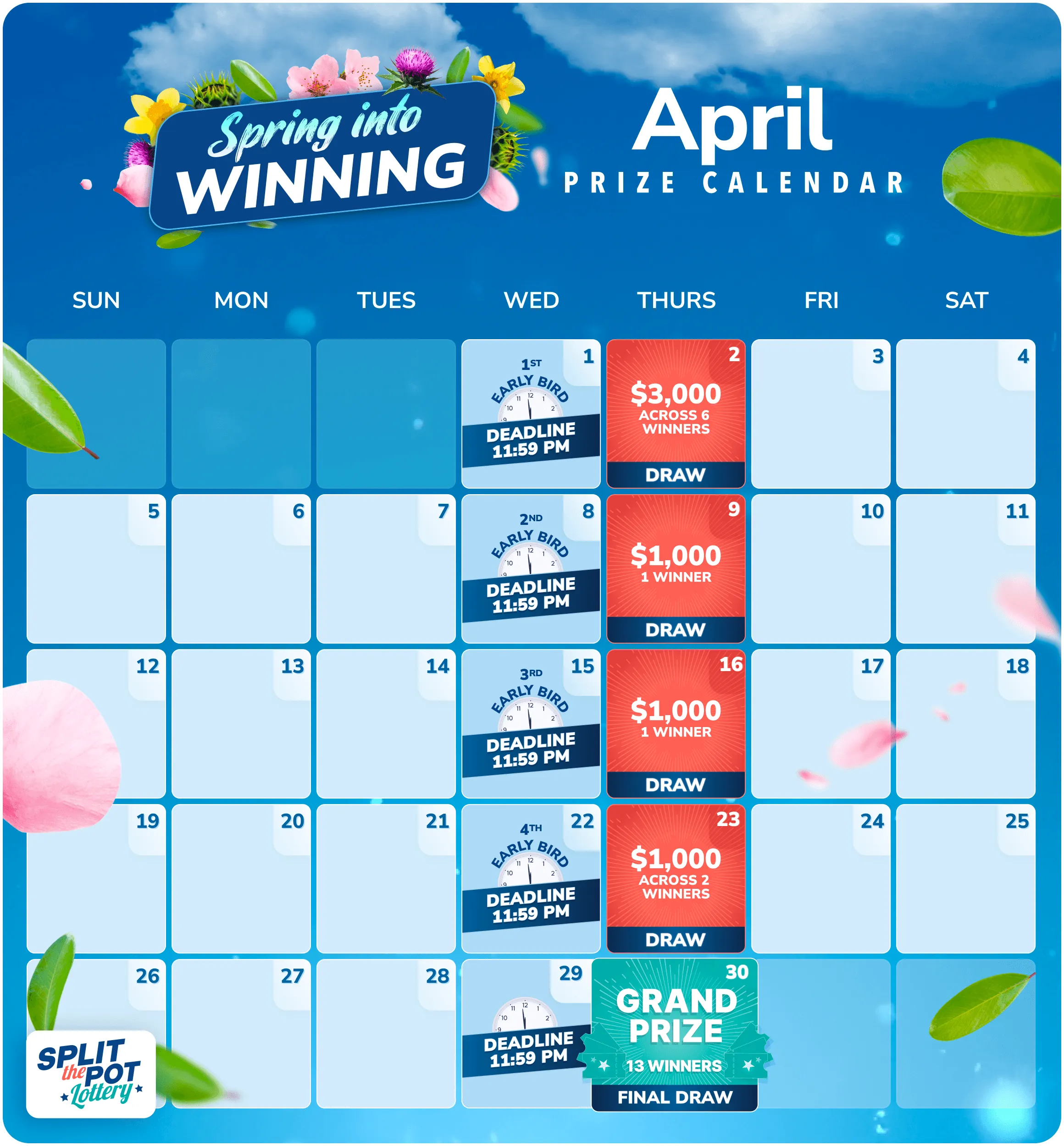 April 2026 BC calendar