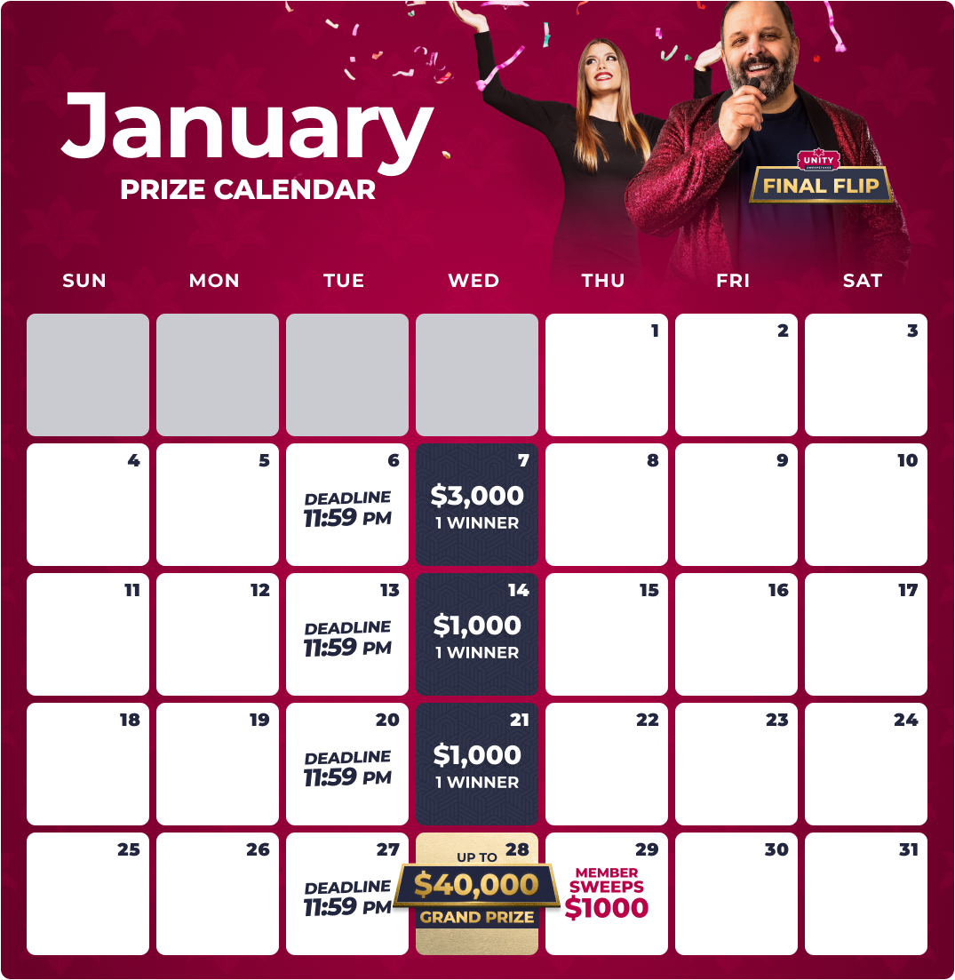 Calendar image Dec 31 lose