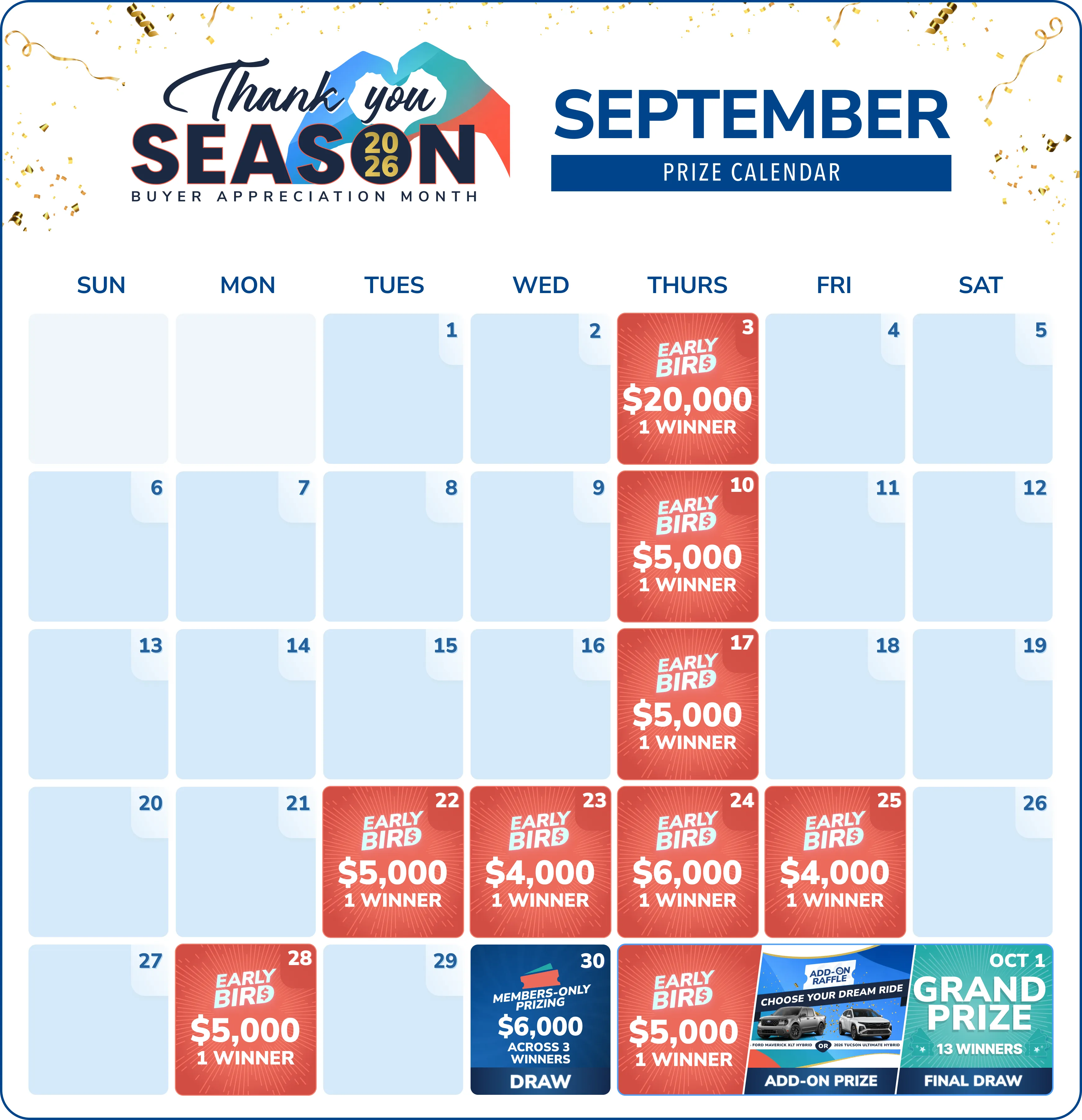 STP Calendar