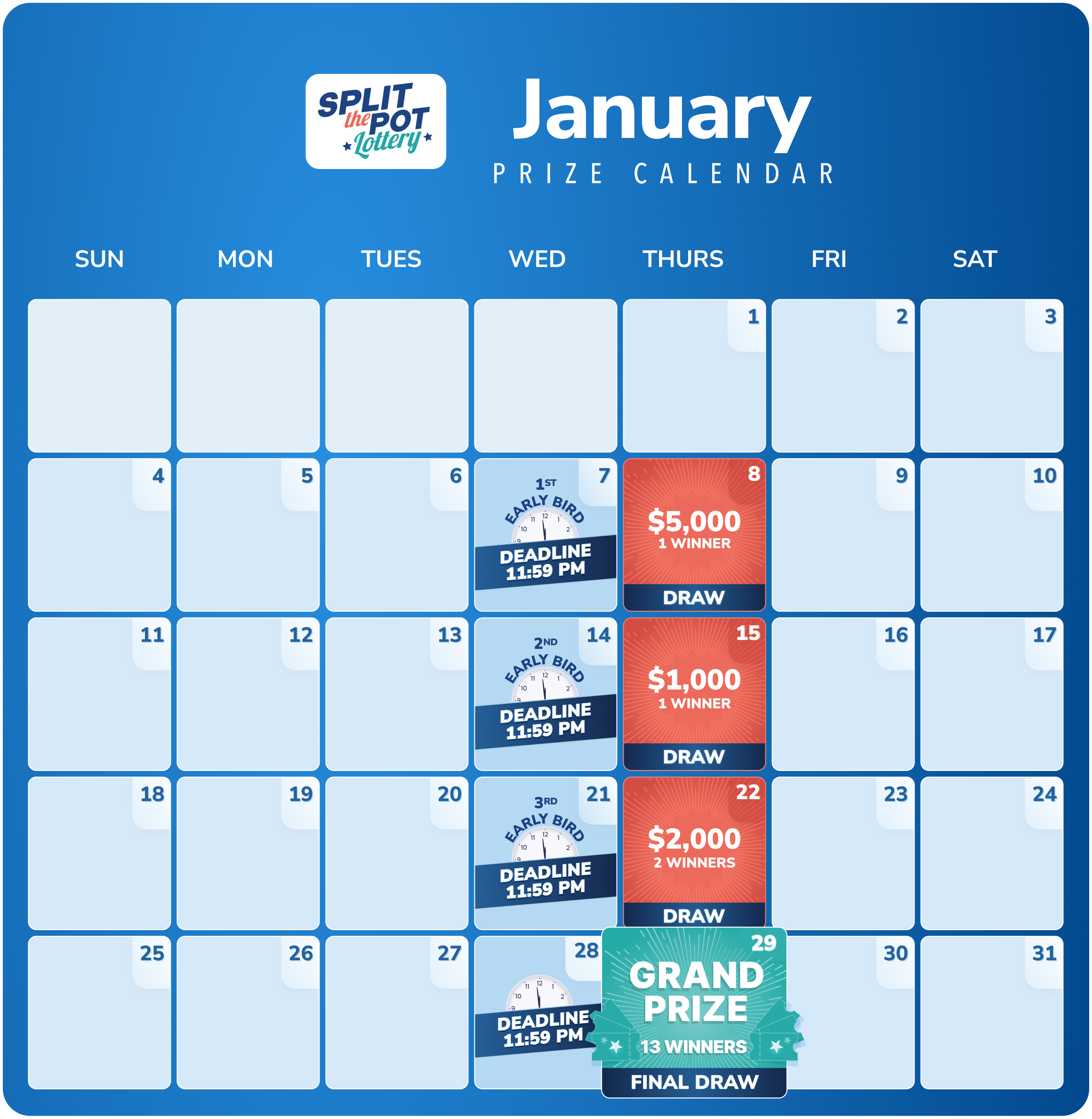 Split the Pot Calendar BC p26